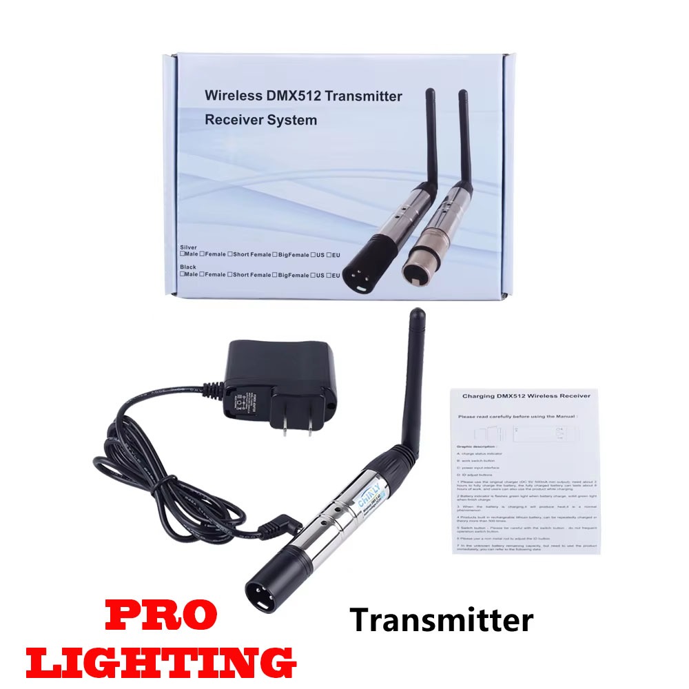 DMX512 Wireless Lighting Controller Transmitter Communication distance