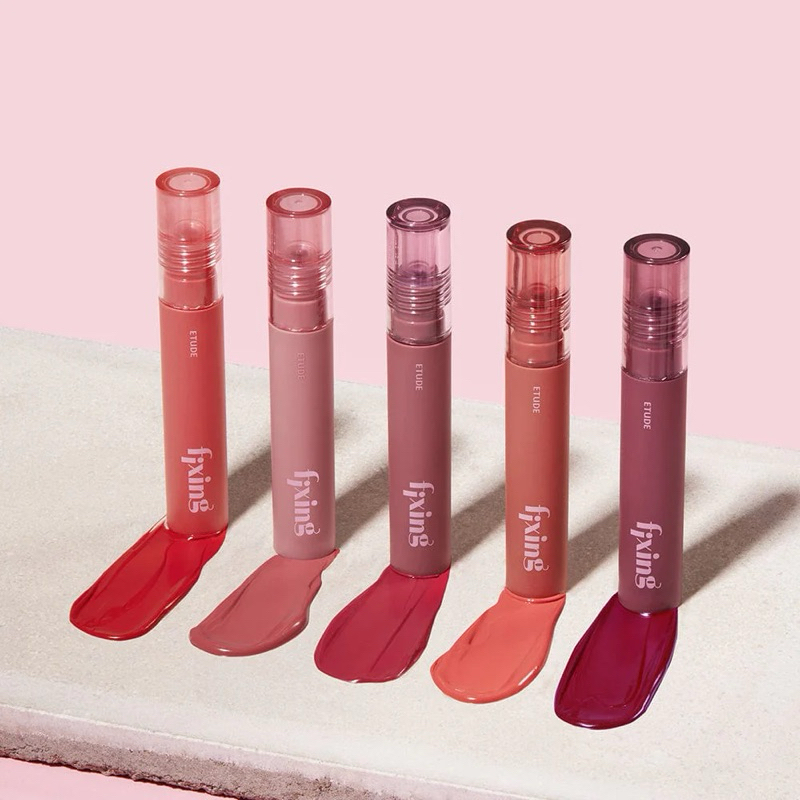 Etude House Fixing Lip Tint Analog Rose & Mellow Peach Original Korea 🇰🇷