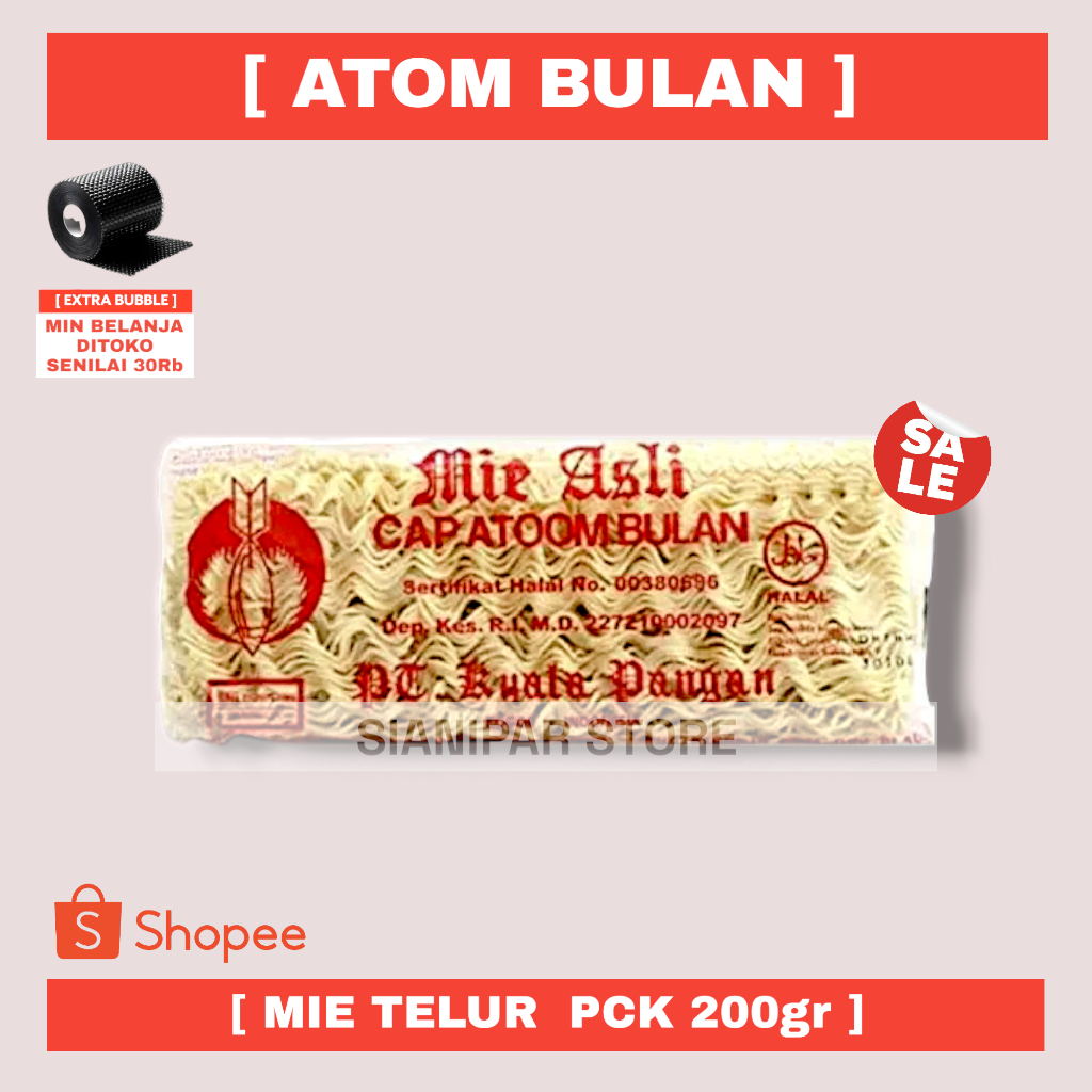 

ATOM BULAN MIE TELUR PCK 200g