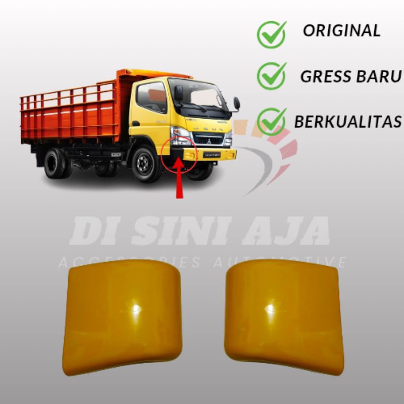 Tanduk Bemper Samping Canter Turbo Kuning original