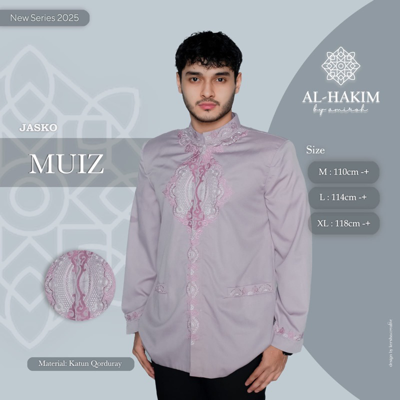 TERBARU JASKO PRIA LENGAN PANJANG PREMIUM Jasko Pria Al-hakim by Amiroh Jasko Pria Lapis Furing Baju