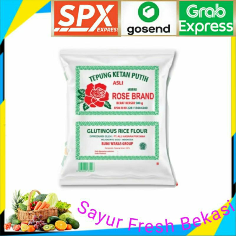 

Tepung Ketan Rose Brand 500g.