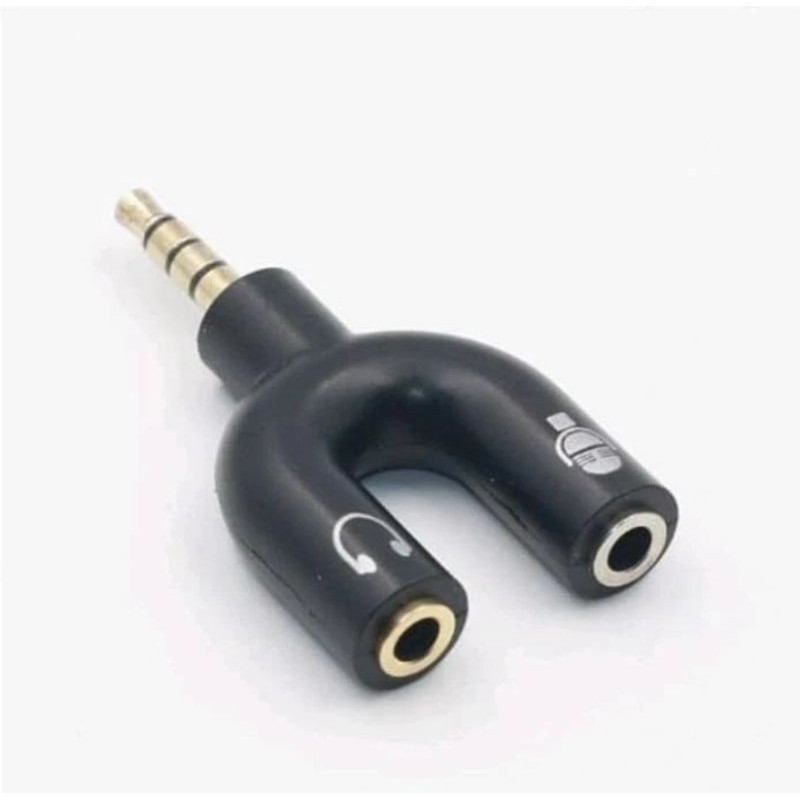 Audio Splitter 2 in 1 MIC & Audio Jack 3,5 mm To Dual Female