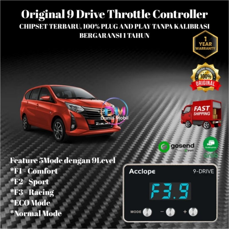 9 Drive Throttle Controller Toyota Calya Piggyback Remap ECU 9DRIVE ORIGINAL