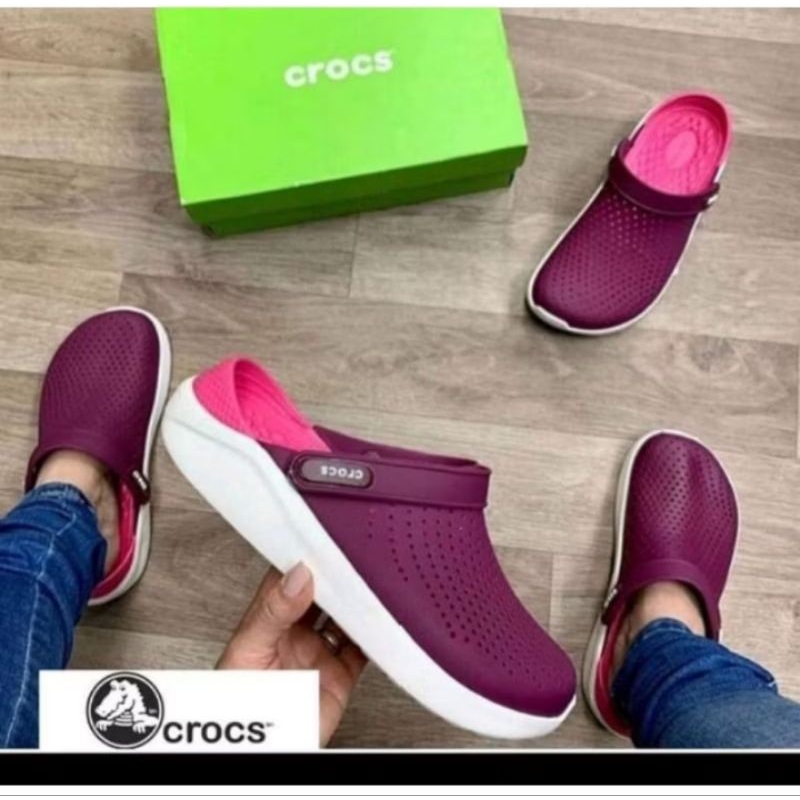 Sandal Crocs wanita/sandal Crocs literide/sandal Crocs jumbo literide cowok, cewek unisex