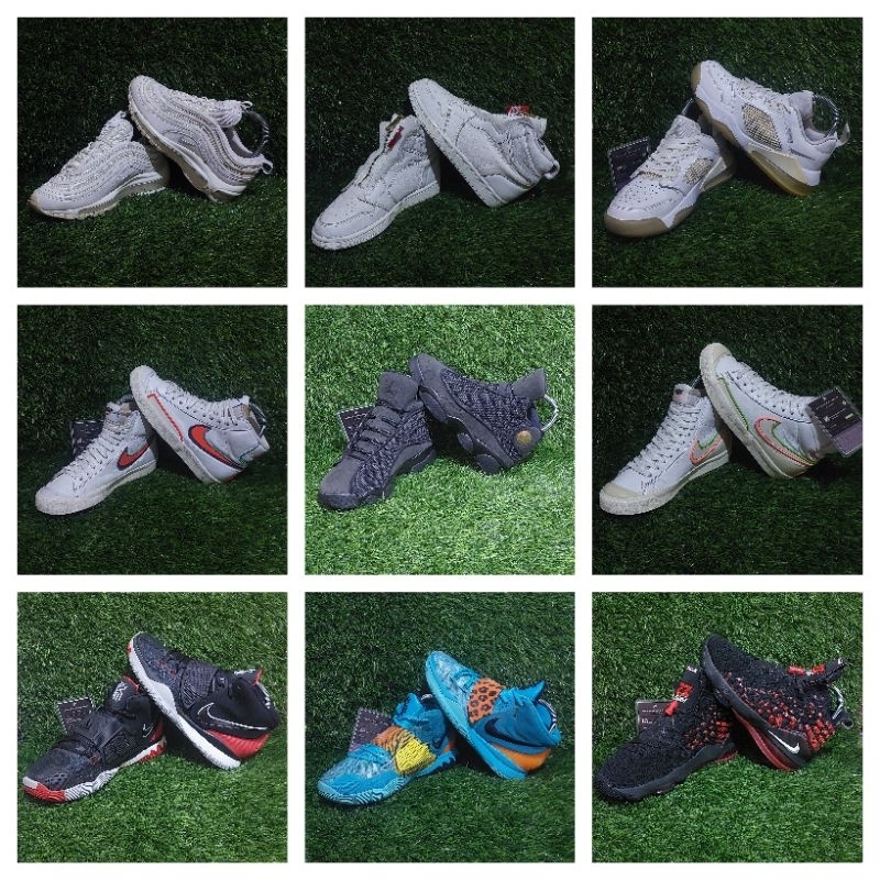 Sepatu Sneakers Branded Size 37-37,5 Casual Olahraga Running Basket Preloved/Second