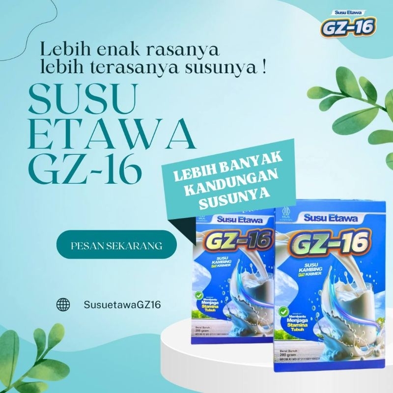 

Susu Kambing Etawa Asli Grade A GZ-16 50%Susu Kambing Etawa yang Tidak Prengus