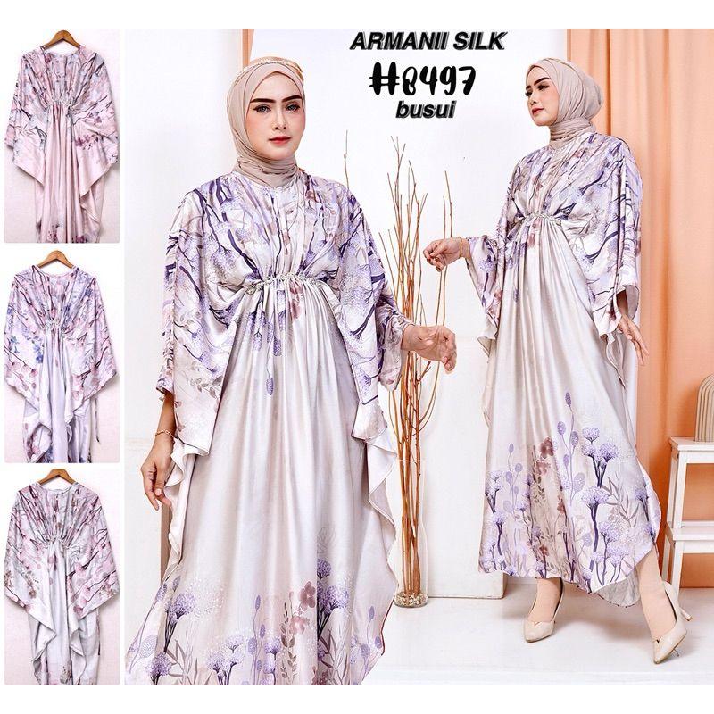 KAFTAN SUTRA / KAFTAN SATIN / KAFTAN SILK (8497, 8544 BUSUI)