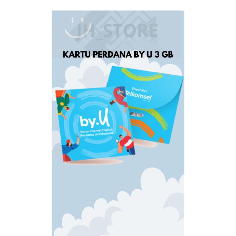 Kartu Perdana By U kuota 3 Gb Murah