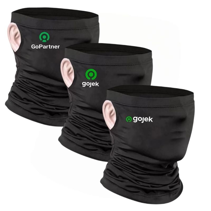 Baff Masker Kuping Motor Berkendara (Ojol Gojek)Pria Wanita Masker Buff Full Face