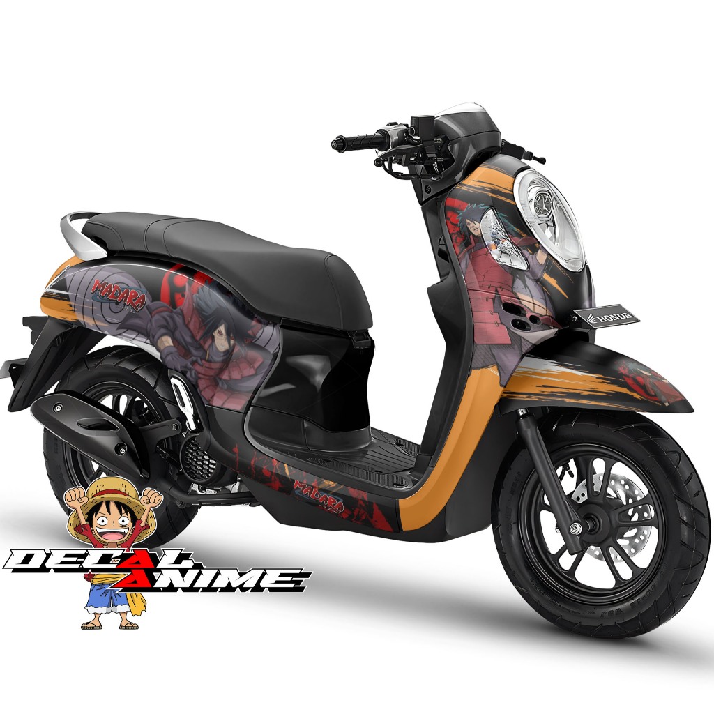 Decal Stiker Scoopy Full Body Scoopy FI Sporty Stylish Fashion Prestige New 2025 - Naruto Madara