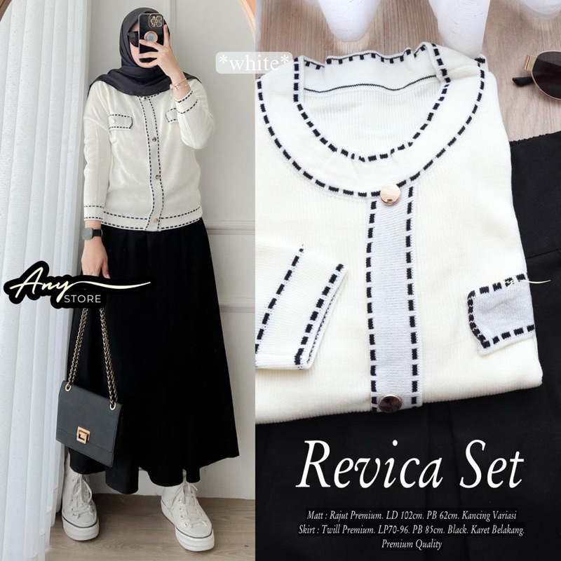 Kemeja Wanita Korean Style Blouse Salur Garis Rok Jeans Setelan Panjang Denim Warna Warni Kasual Mur