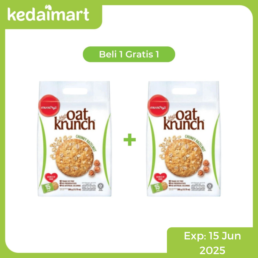 

Buy 1 Get 1 Oat Krunch Hazelnut 390 Gram