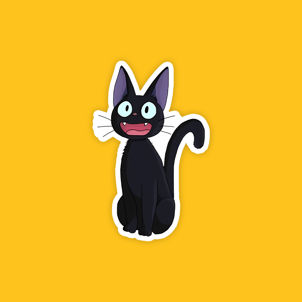 

Jiji Cat - Vinyl Sticker Waterproof