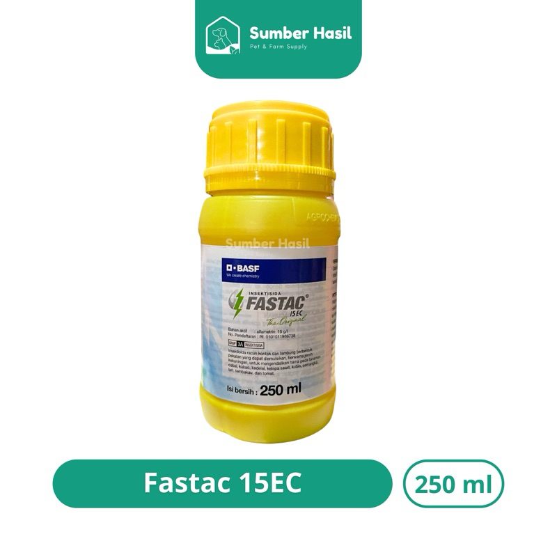 INSEKTISIDA FASTAC 15 EC 250 ML OBAT SERANGGA OBAT HAMA FASTAC BASF 100ML ORIGINAL