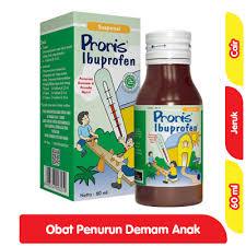 Proris Suspensi Sirup Pereda Panas dan Nyeri Anak Jeruk 60ml