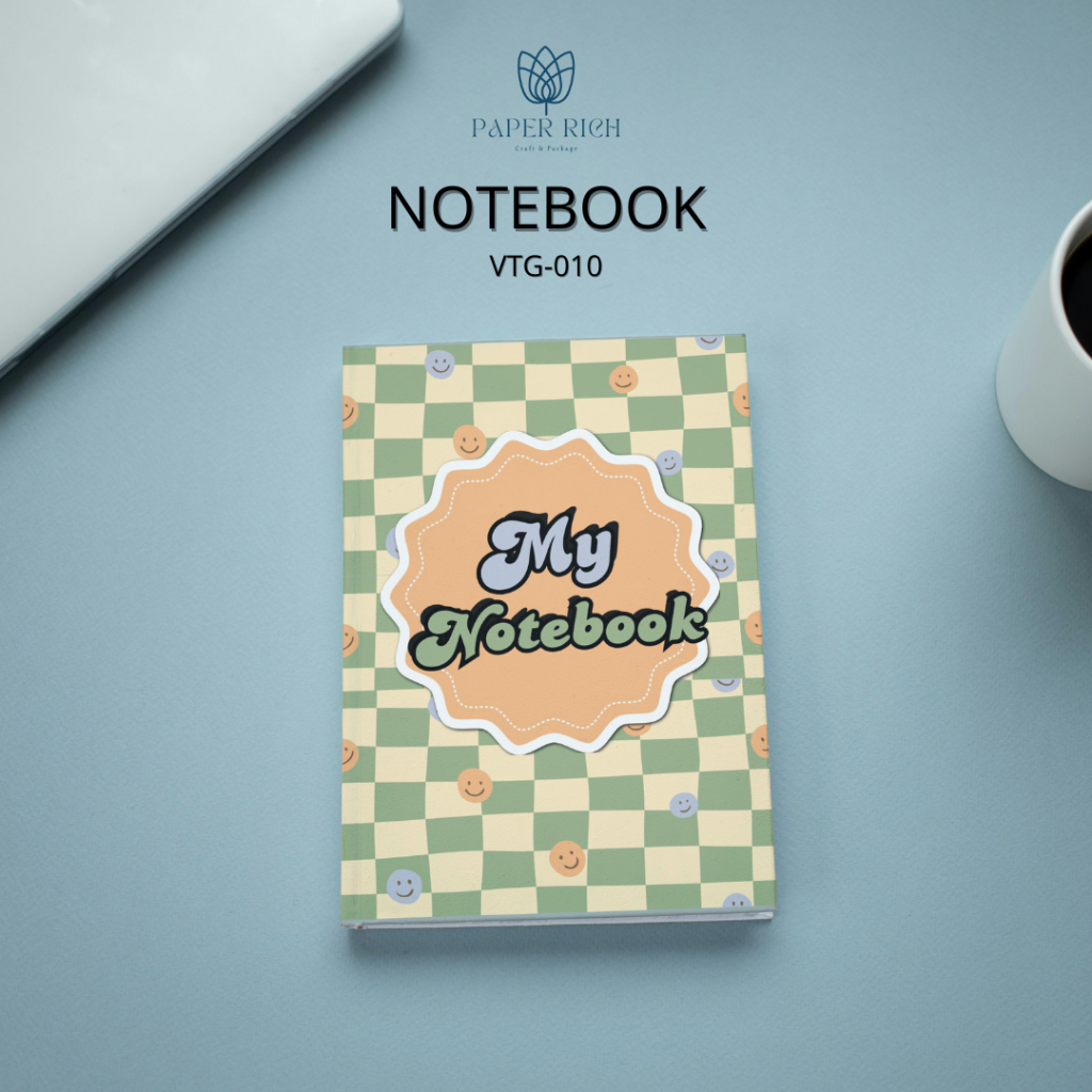 

Notebook VTG A5 / Buku Catatan / Buku Harian Estetik Diary Journal Paper Rich