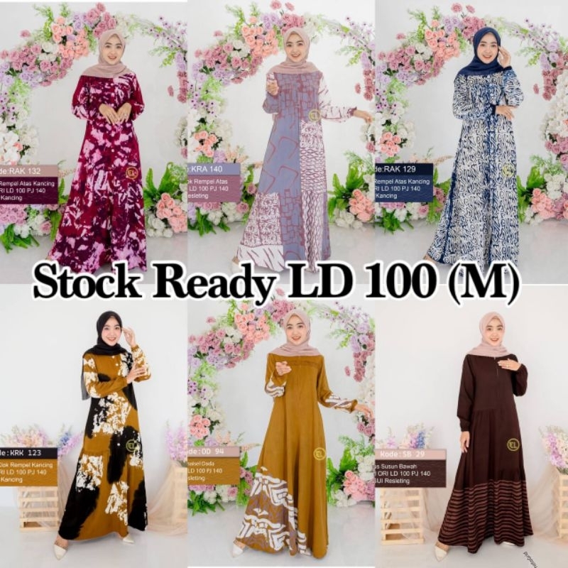gamis twill ori by elzhaf batik ld 100