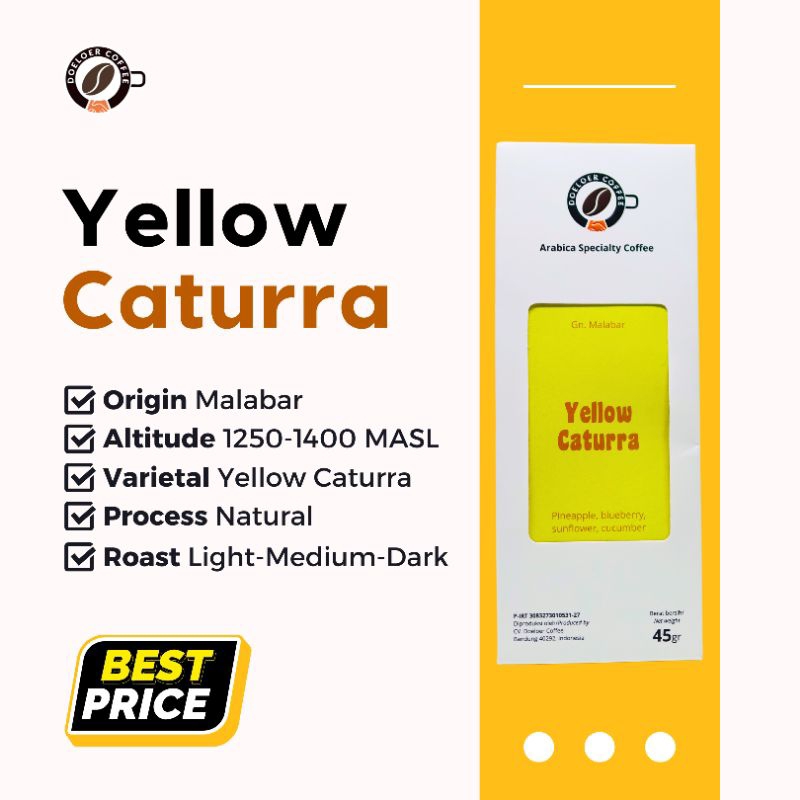 

Kopi Arabika Malabar - Specialty Natural Yellow 36gram