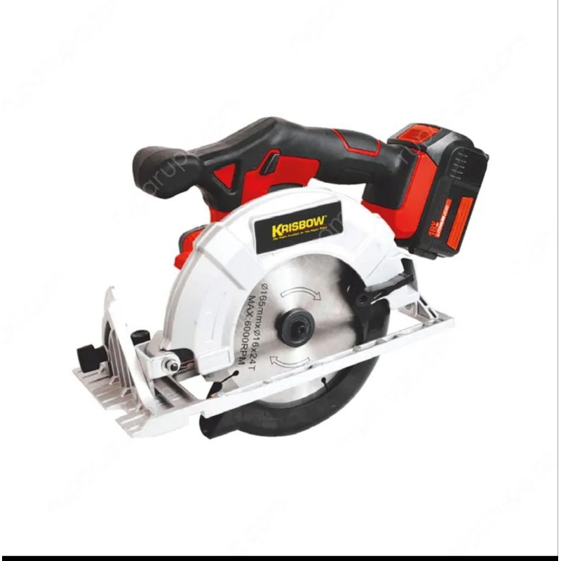 Promo Circular saw cordless 165 mm 18V krisbow