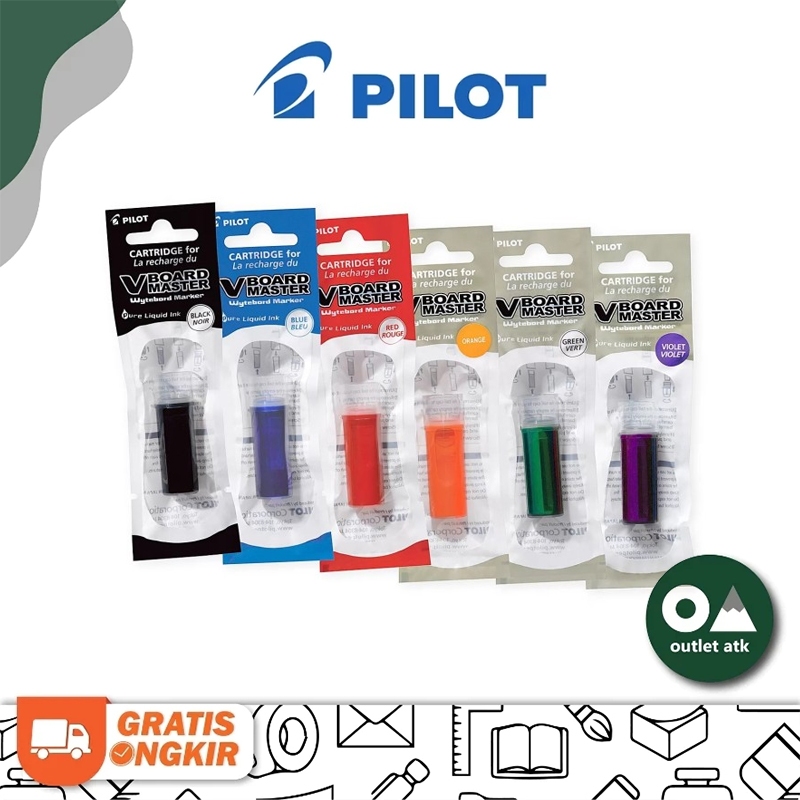 

Isi Refill Spidol Whiteboard Marker Pilot V Board Master Medium Bullet