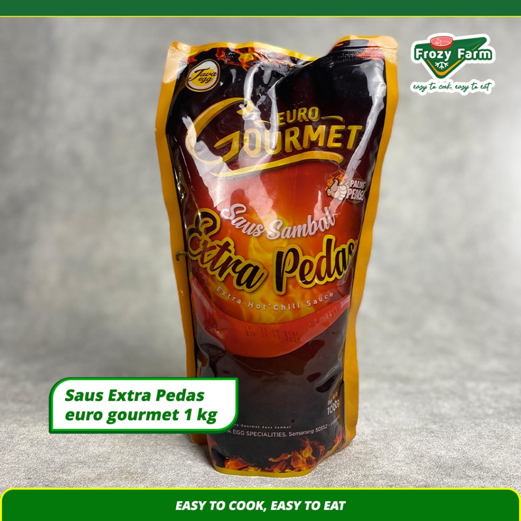 

Euro Gourmet Saus Sambat Extra Pedas 1 Kg Frozy Farm