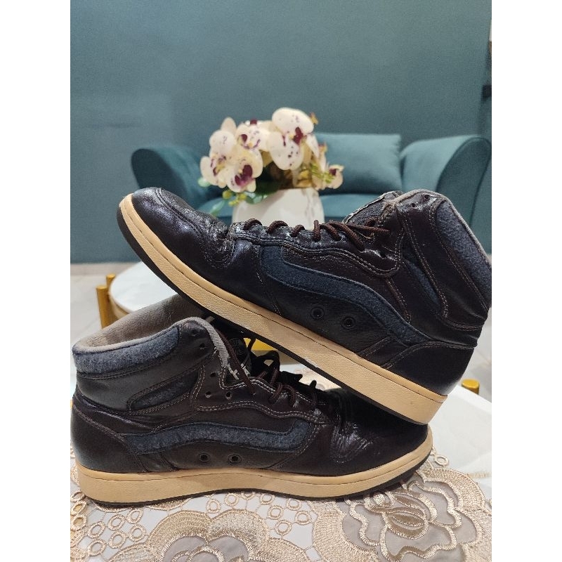 vans high kulit second