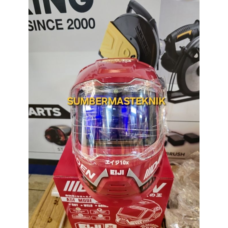 Daiden Kedok las otomatis EIJI 10X  Helm las otomatis Daiden auto darkness helmet DAIDEN EIJI 10 X T