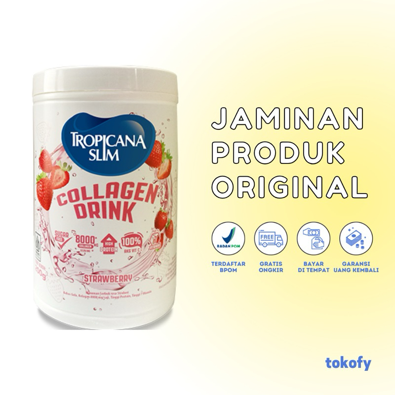 Tropicana Slim Collagen Drink Strawberry 200gr