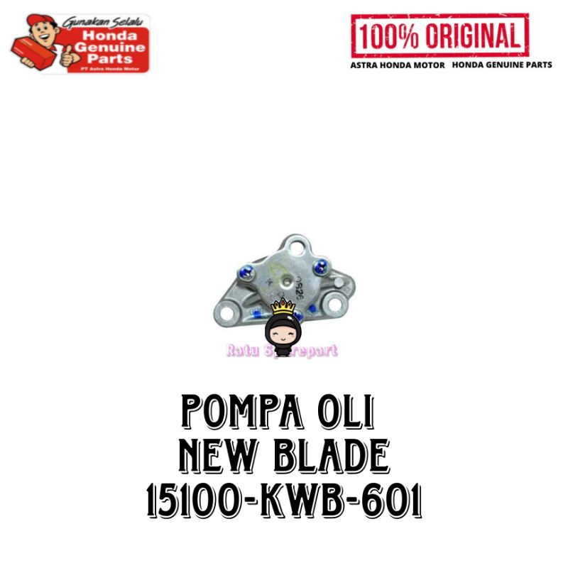 Pompa Oli Honda New Blade Original - 15100KWB601 - Pompa Oli Blade K07 - Pompa Oli Motor Blade - Oil