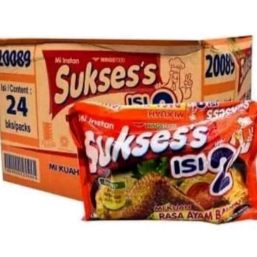 

(Per Dus) Mie Mi Sukses Isi 2 Rasa Ayam Bawang Mie Instan Makanan Instan
