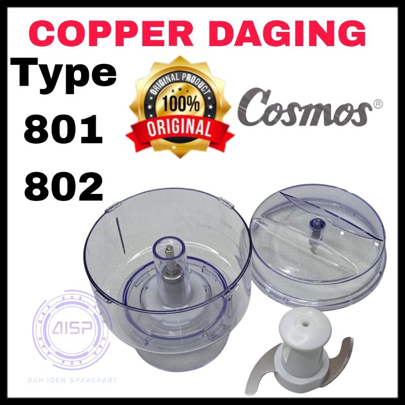 COPPER DAGING COSMOS ORIGINAL 1 SET COPPER PENGGILING DAGING BLENDER COSMOS CB 801 CB 802