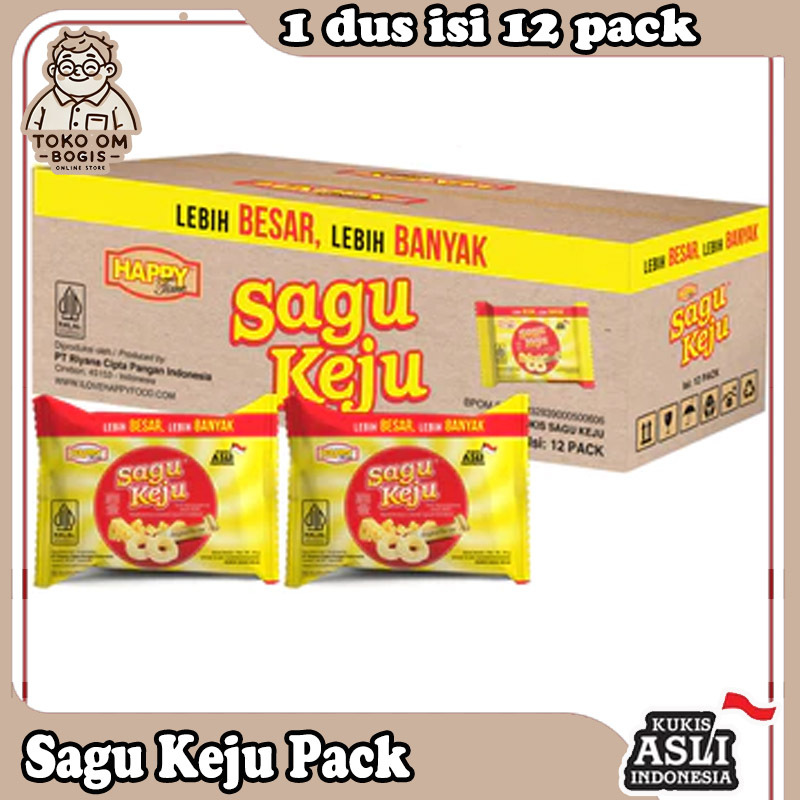 

Happy Time Sagu Keju Premium Pack (1 Karton)