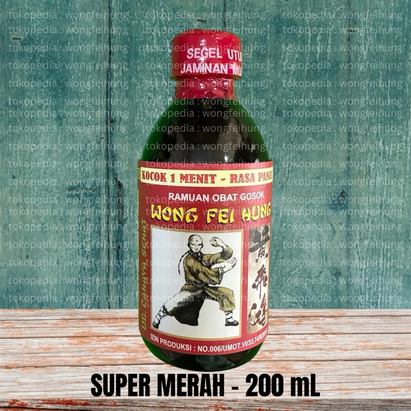 DIJAMIN ASLI! Arak Obat Gosok Wong Fei Hung Special (230 ml)