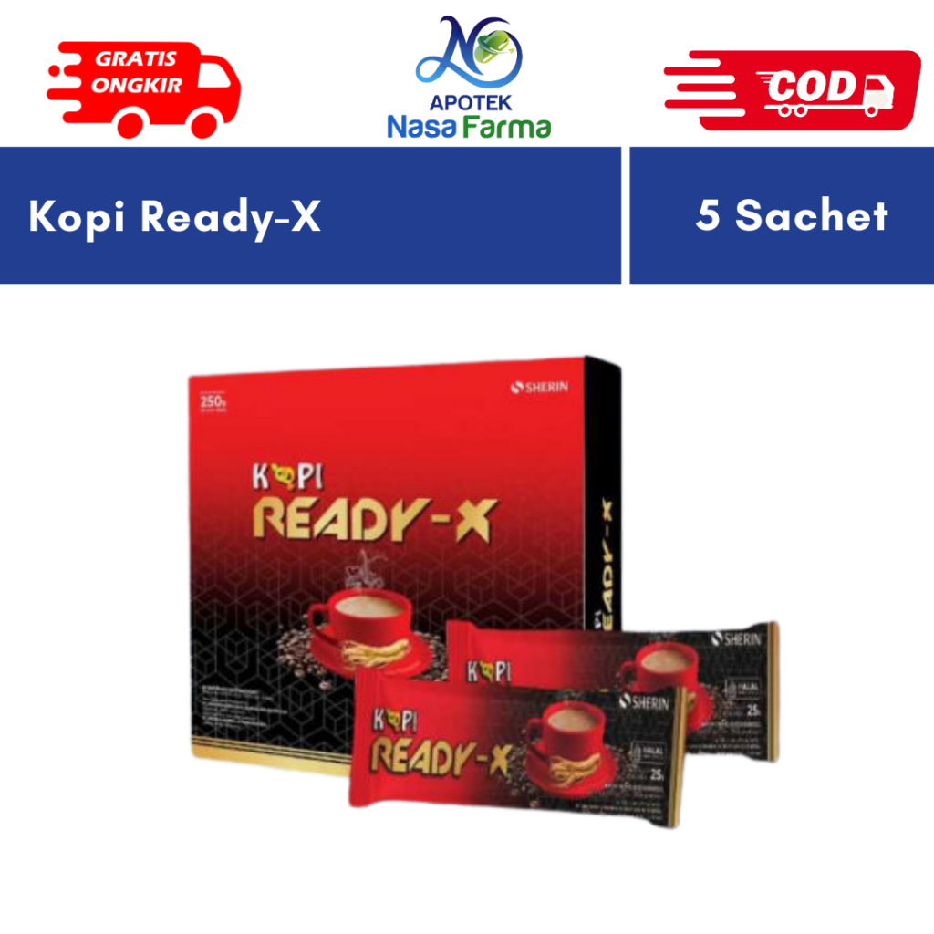 

Kopi Ready-X Romantis Premium Kemasan 1 Box 5 Sachet @125 Gr - Lebih Romantis Plus Gojiberry