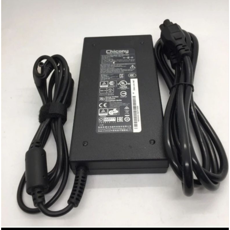 Adaptor Charger Chicony GIGABYTE  Sabre 19.5V 9.23A 180W DC: 5.5×2.5mm