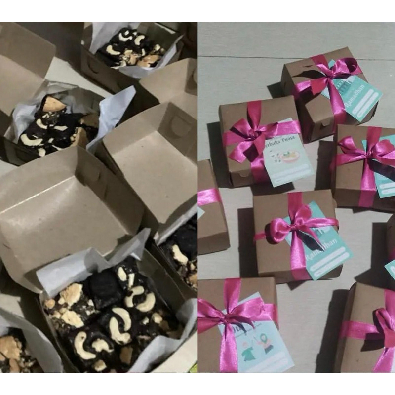 

Hampers Brownies Fudgy Topping ukuran 10x10 Fresh Baked