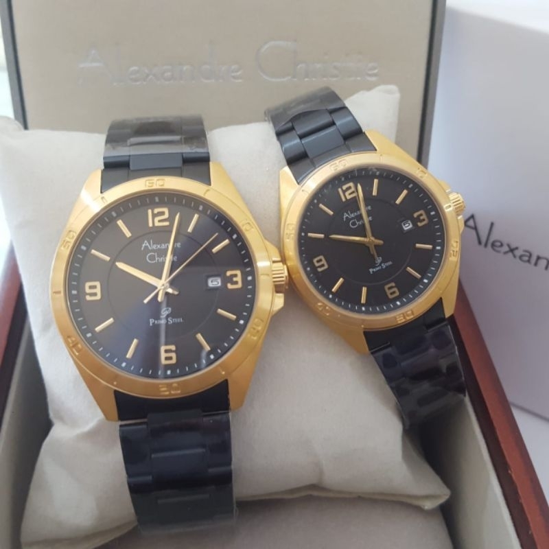 Jam tangan Couple Alexandre Christie AC 1016 MD Original  ||  AC 1016 LD