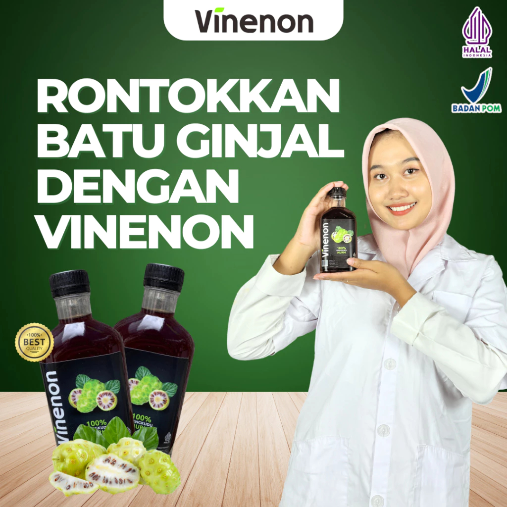 

Vinenon Cuka Mengkudu Atasi Batu Ginjal