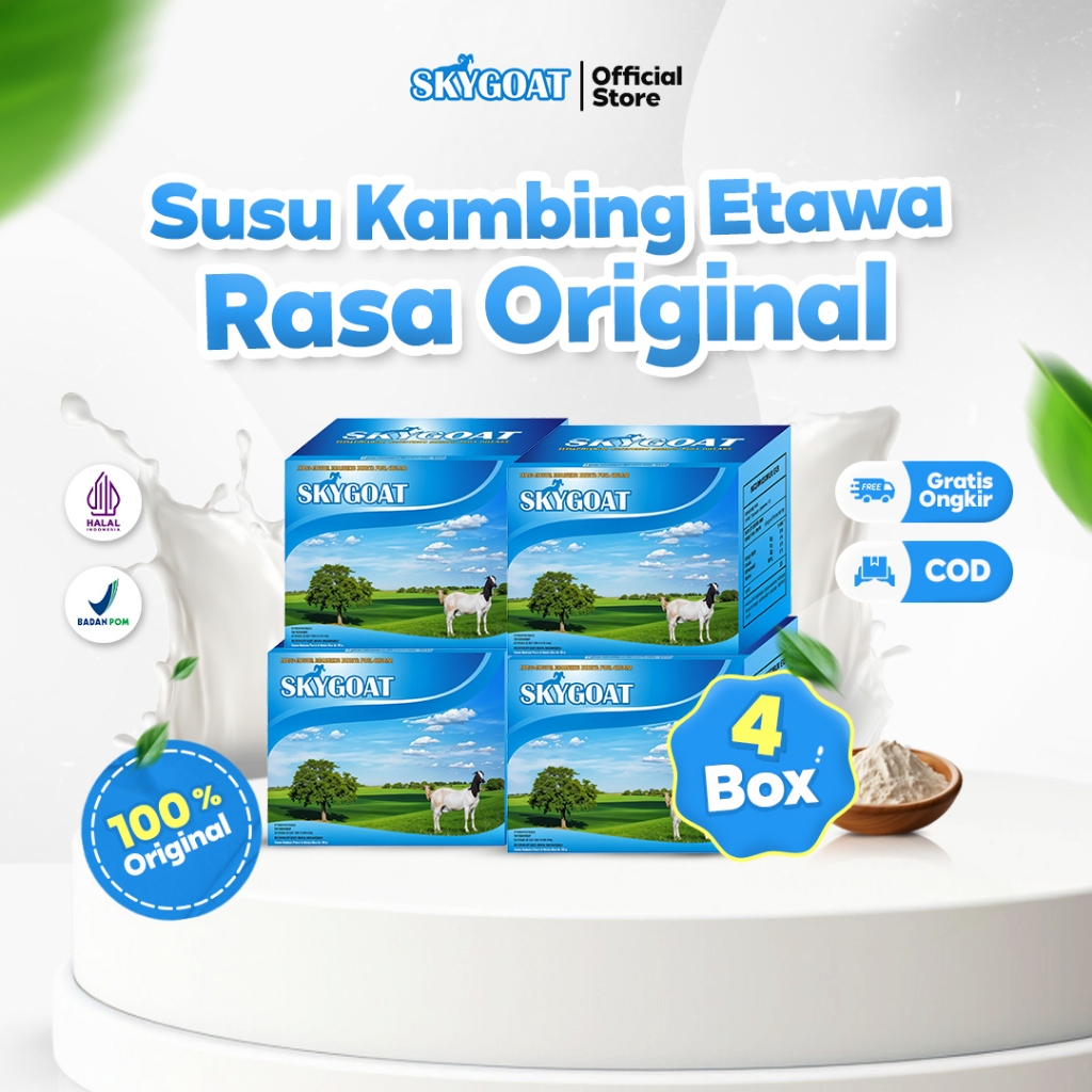 

Skygoat - Susu Kambing Etawa Rasa Original 4box