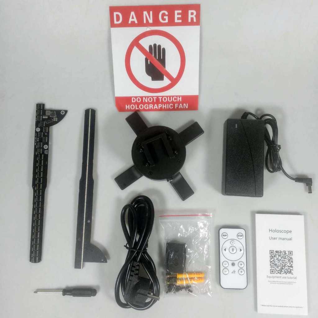 Proyektor Kipas 3D Hologram Display Fan Projector LED 49cm