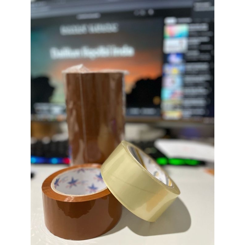 

lakban bening/coklat