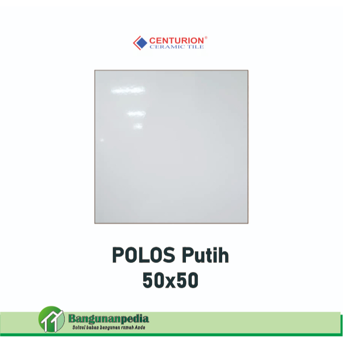 KERAMIK LANTAI 50X50 PUTIH POLOS