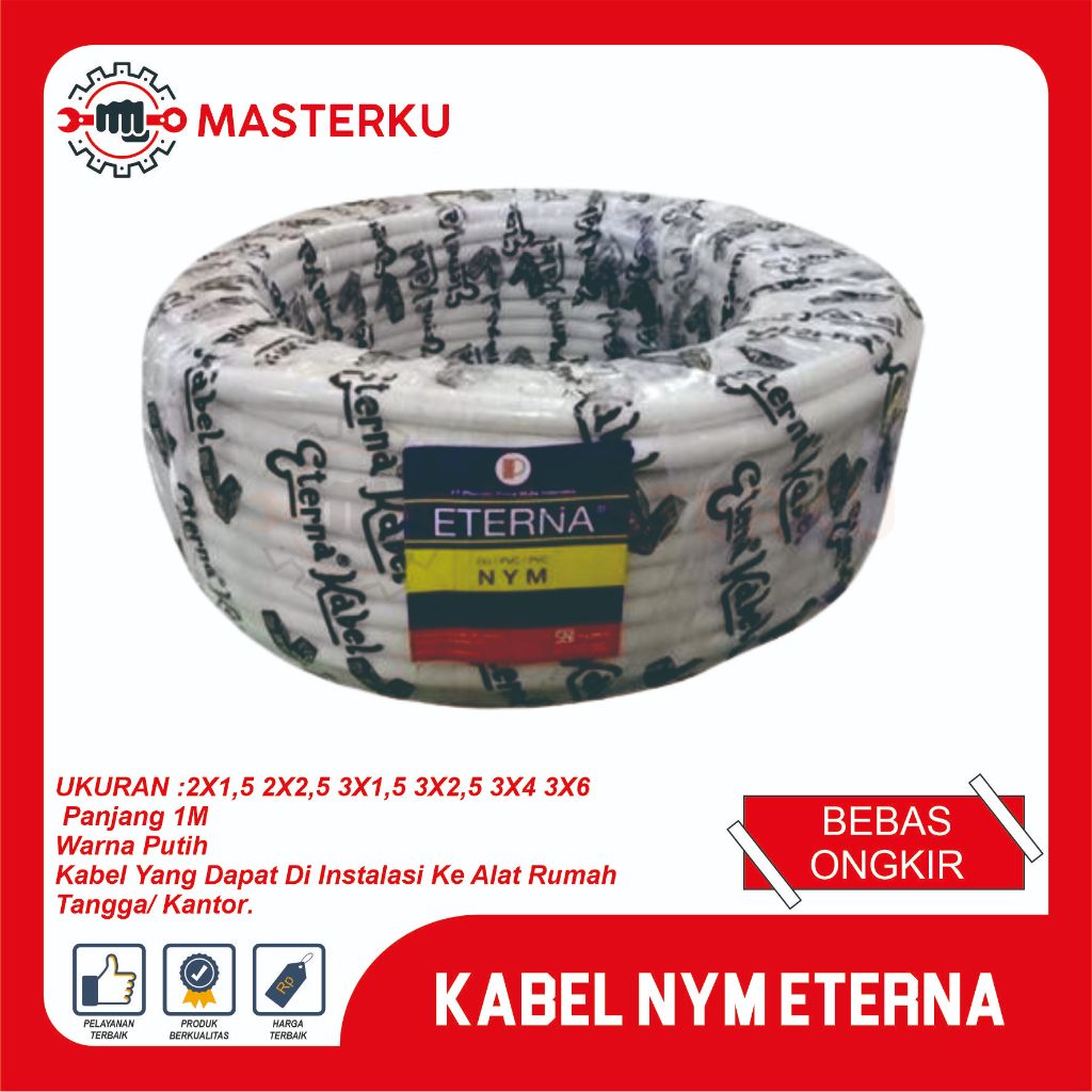 Kabel NYM ETERNA/ Kabel Listrik /Kabel eterna / kabel instalasi NYM