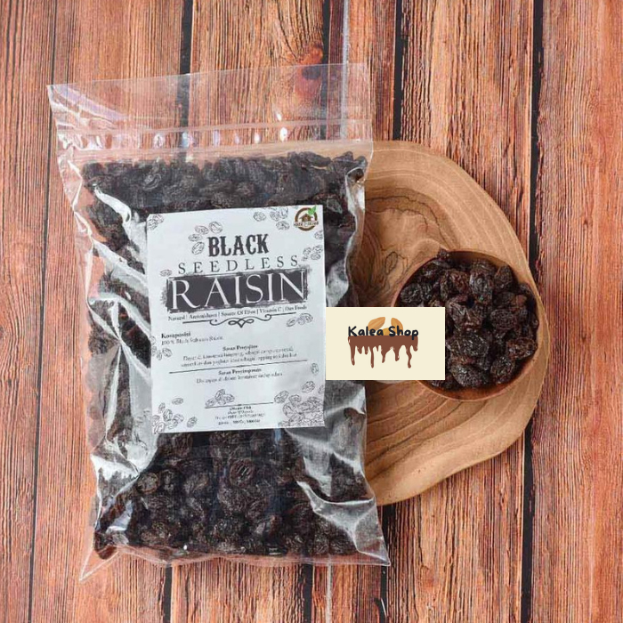 

Black Seedless Raisins (Kismis Hitam) 250 Gr buah buahan