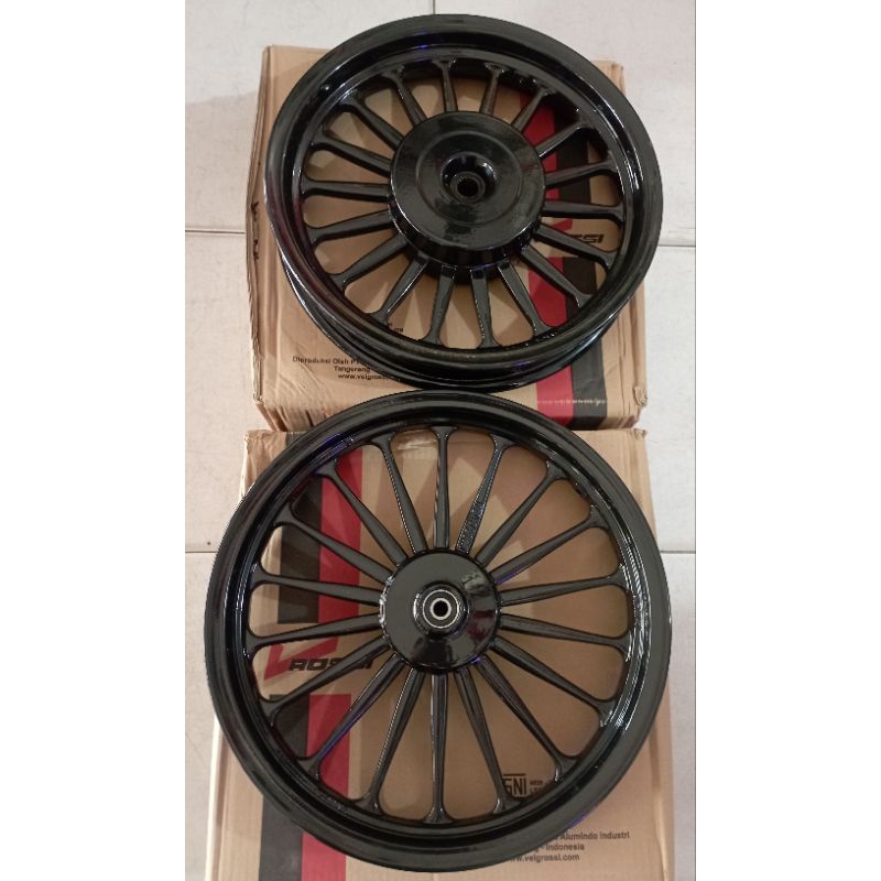Velg Vrossi Galaxi hitam Palang 18 Beat Scoopy Vario 110