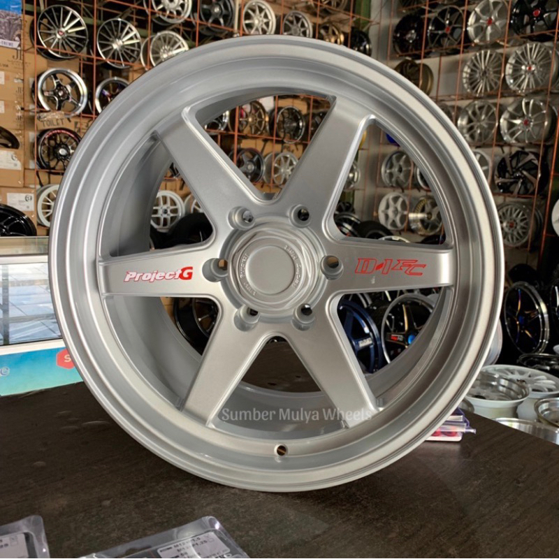 (1pc) Velg R18 samlong ProjectG by Jf Luxury . Sumber Mulya Wheels. Velg mobil. toko velg Semarang. 