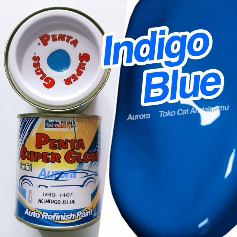 Penta NC Indigo Blue 5460-1407 Biru 200ml cat super gloss duco motor mobil sepeda kendaraan duko dik