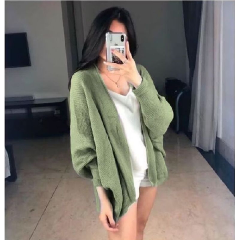CARDIGAN BATWING/CARDIGAN RAJUT/CARDIGAN KELELAWAR/
