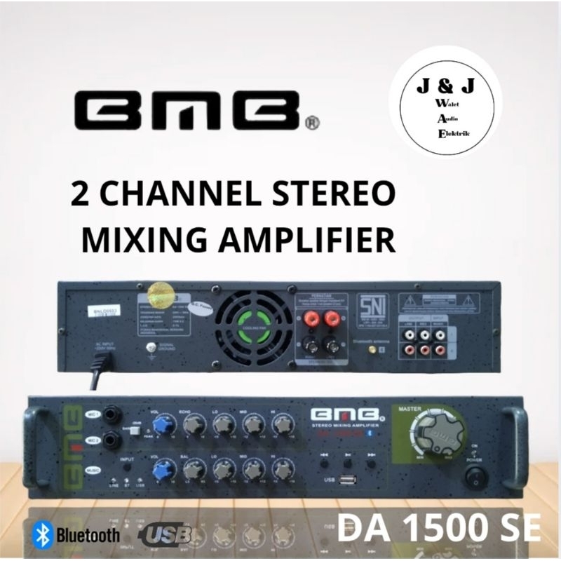 POWER AMPLIFIER BMB DA 1500 SE AMPLIFIER BMB 2 CHANNEL